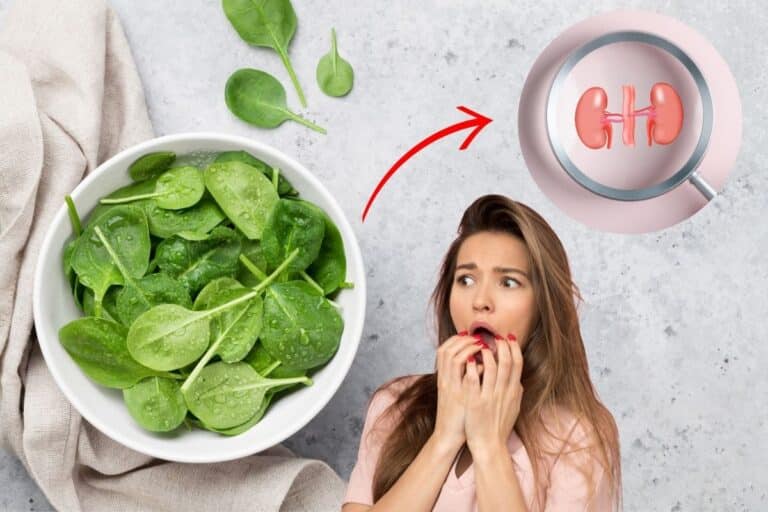 Espinafre cru faz mal.