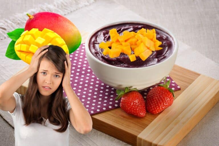 manga com açaí faz mal.