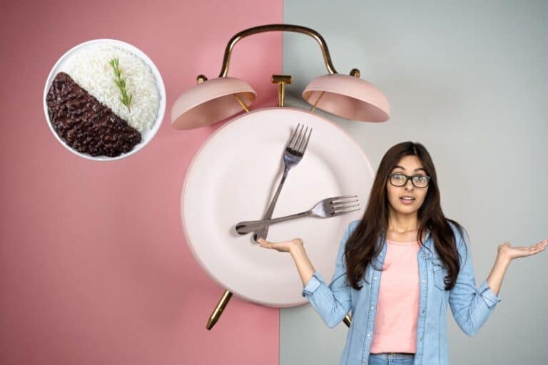 pode comer arroz e feijão no jejum intermitente. Foto: Canva PRO