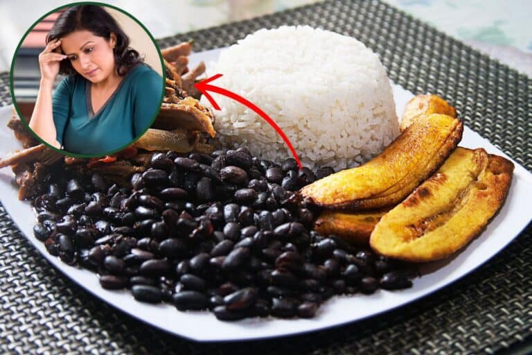 Banana com feijão faz mal.