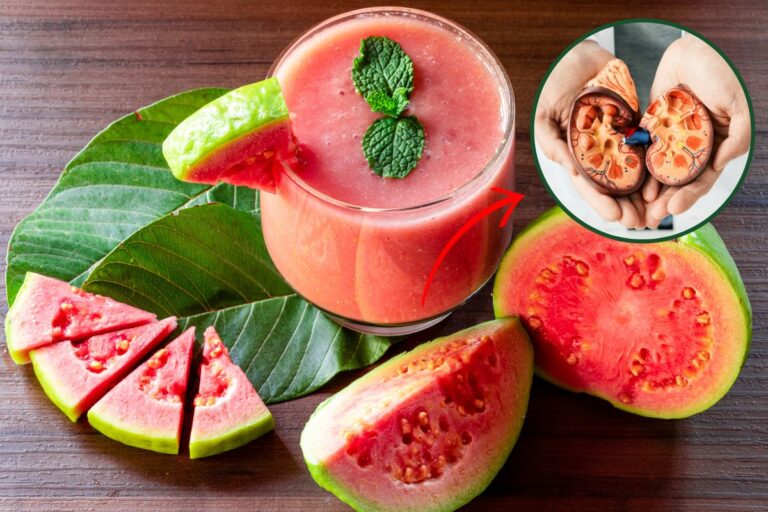 Caroço de goiaba faz mal para os rins.