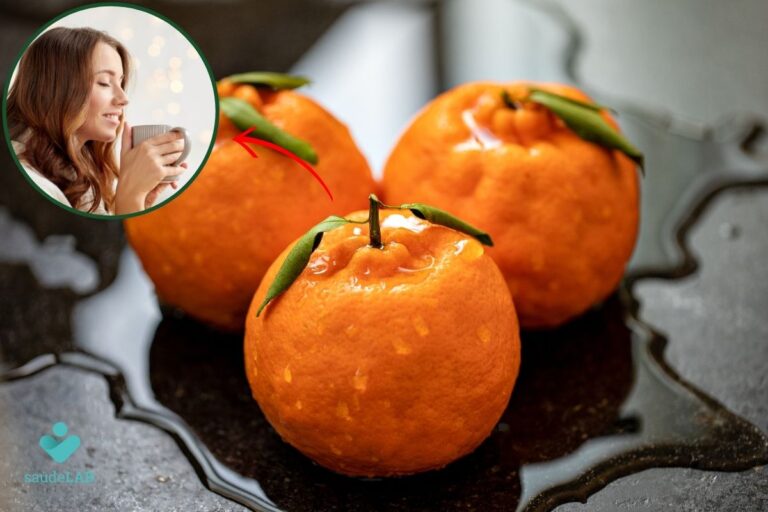 chá de folha de bergamota.