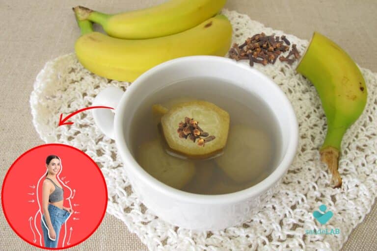 chá de banana com cravo.