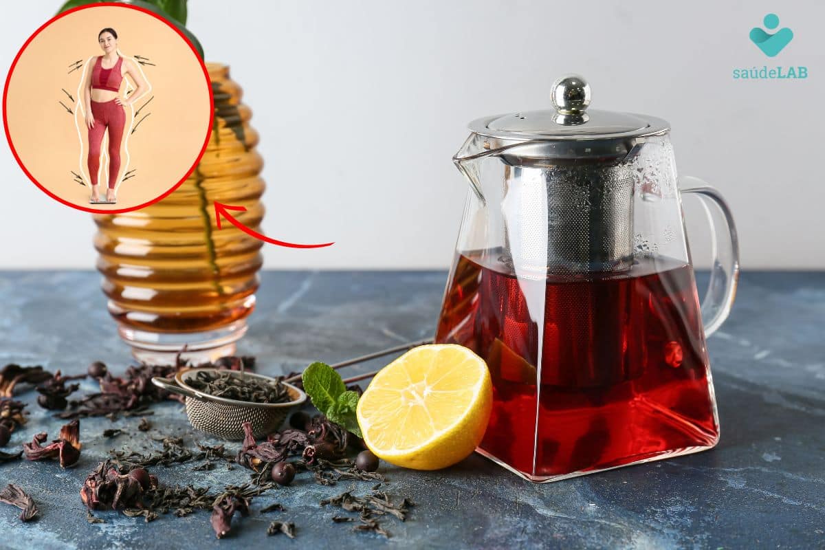 Chá de hibisco com limão acelera o metabolismo e muito mais