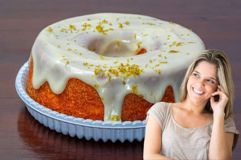 Bolo de limão com cobertura: 12 porções sem glúten, sem lactose e sem açúcar 2 bolo de limão com cobertura.