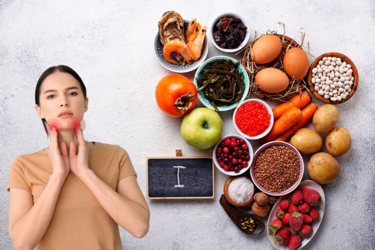 Alimentos ricos em iodo.