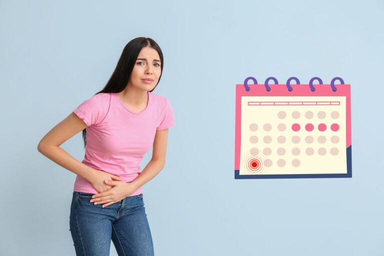 cólica fora do período menstrual.