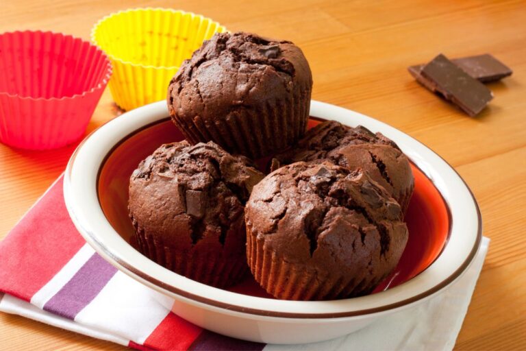 Muffin de Chocolate Fit: tão gostoso que nem parece saudável 1 muffin de chocolate fit.