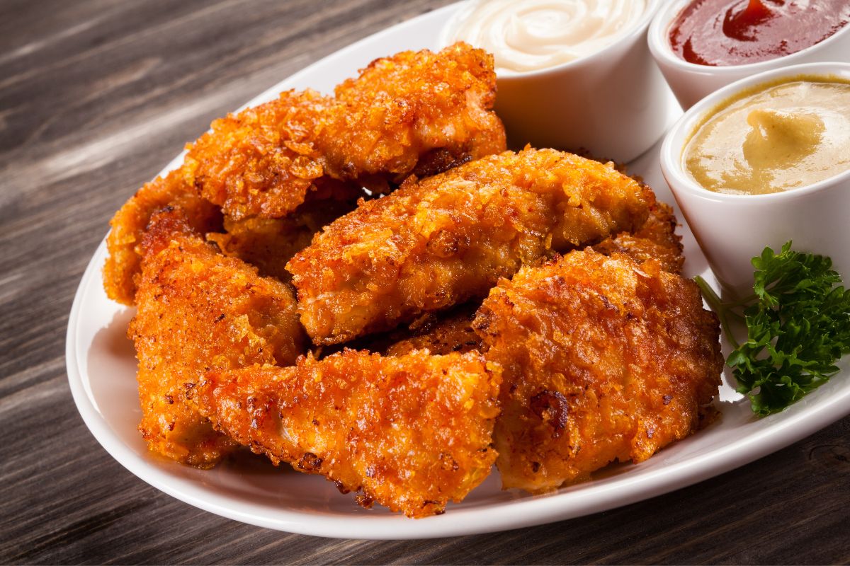 Nuggets de frango saudável: uma alternativa nutritiva e deliciosa 1 nuggets de frango saudável.