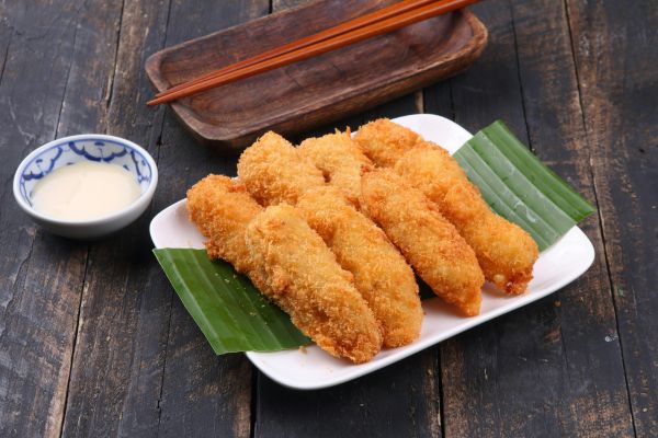 banana à milanesa na airfryer.