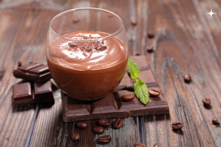Mousse de café saudável: uma sobremesa cremosa e energizante que vai surpreender seu paladar! 1 mousse de café.