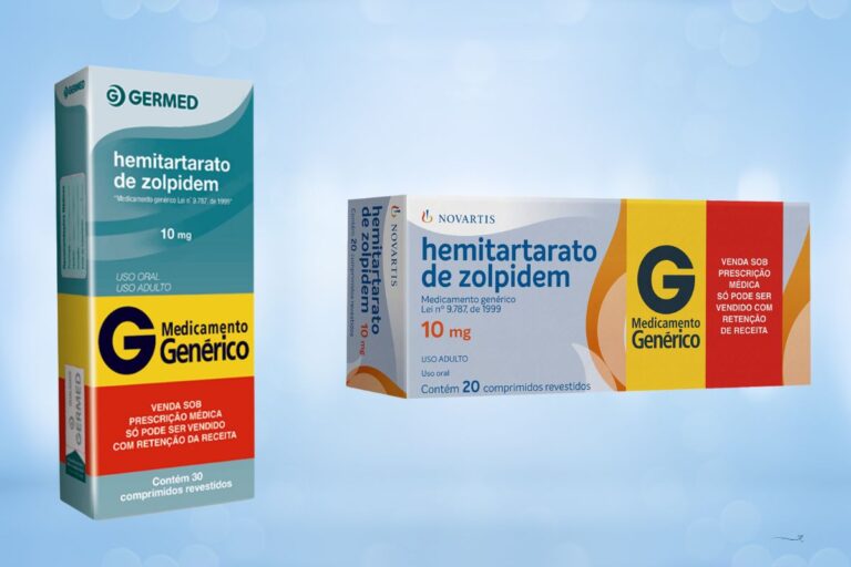 Efeitos colaterais do zolpidem.