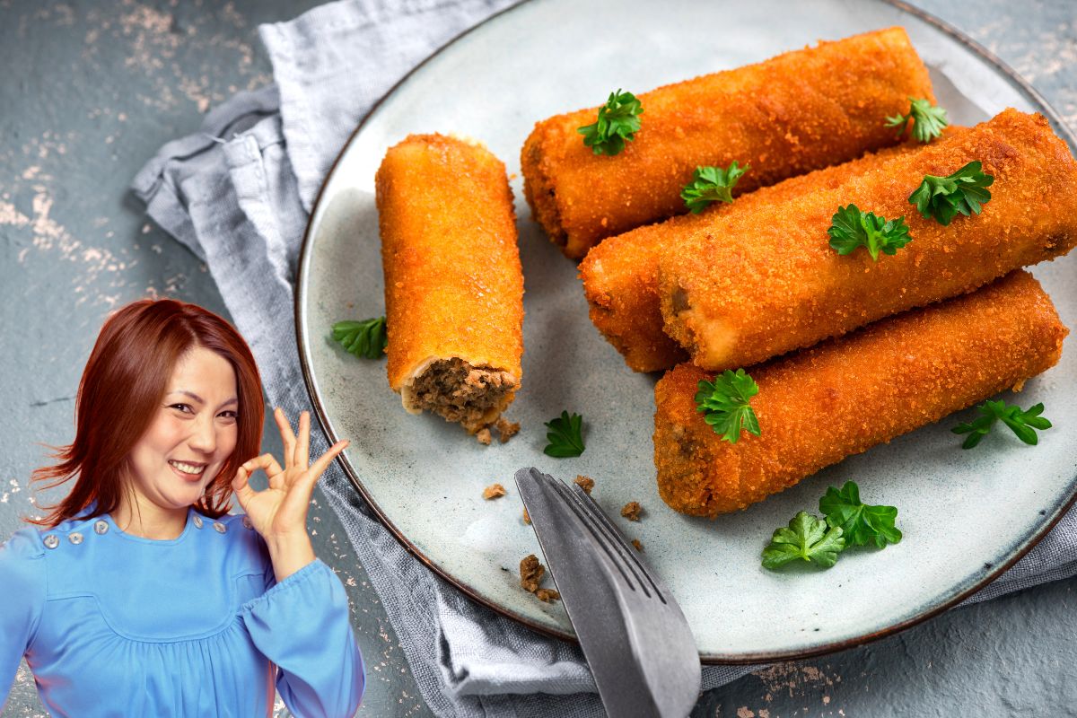 Croquete de carne saudável: receita simples e deliciosa para petiscar 1 Croquete de carne.