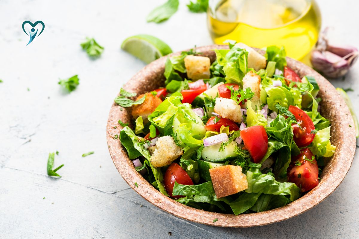 Salada fatuche: receita simples e saudável que combate o colesterol alto e regula a glicemia 1 Salada fatuche.