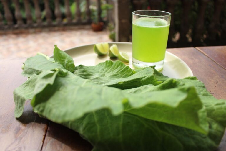 benefícios da couve com limão