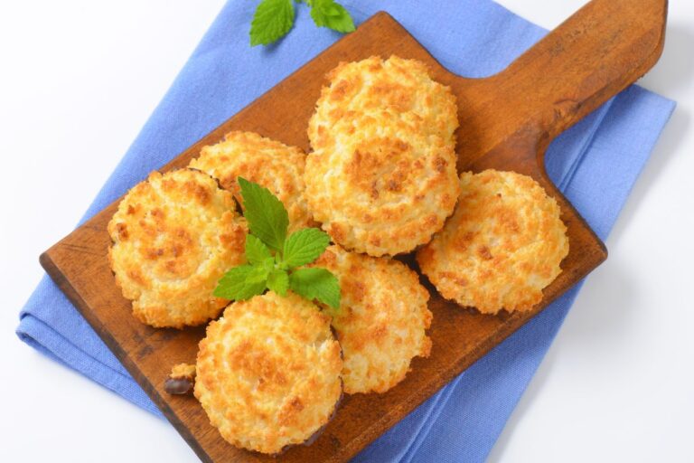 Biscoito de coco fit.