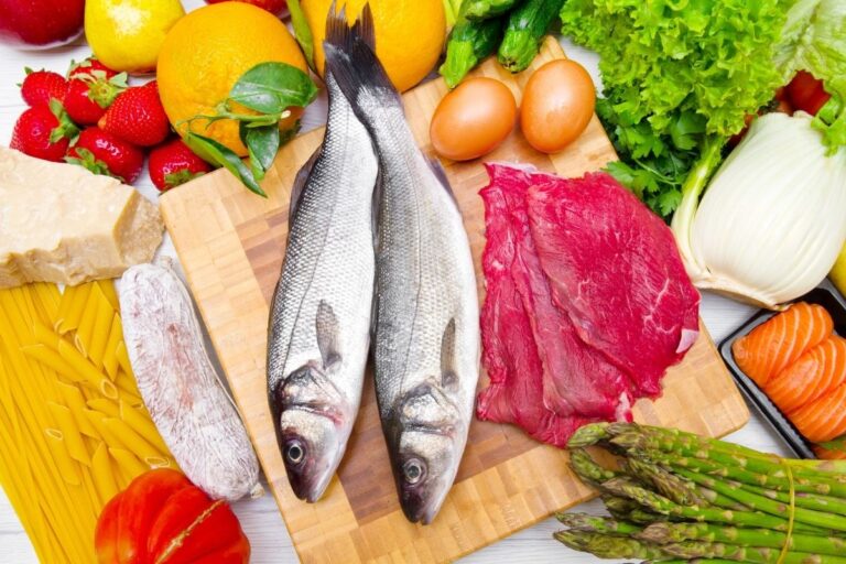 Dieta mediterrânea.