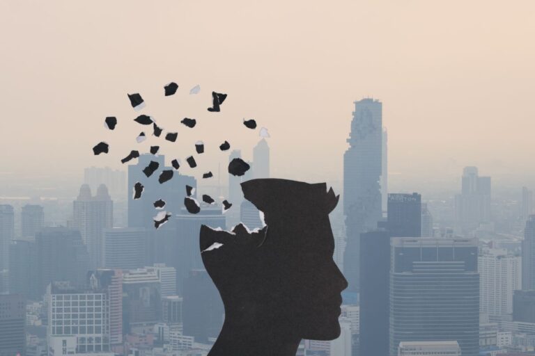 consequências da poluição do ar.