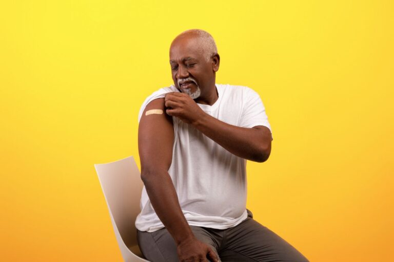 Vacinação contra a gripe.