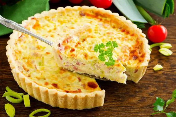 Quiche Lorraine: versão saudável, leve e com sabor surpreendente 2 Quiche Lorraine.