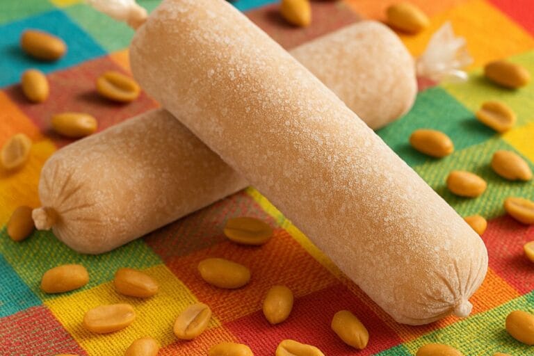 Geladinho de amendoim.