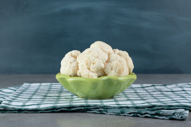 Como congelar couve-flor.