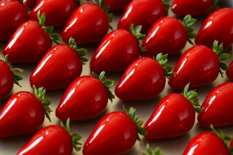 Morango do amor faz mal aos dentes.