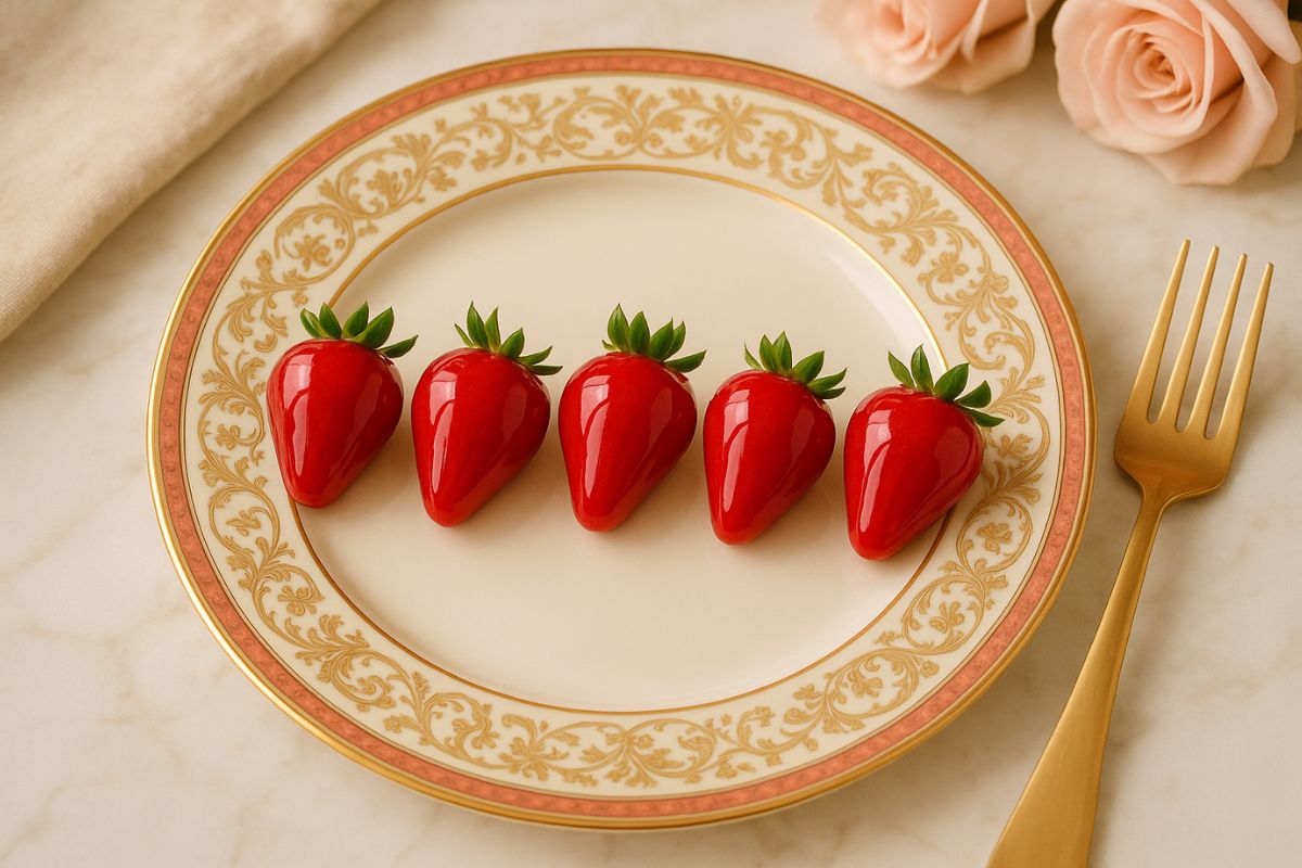 Receita de morango do amor fit: nós temos! Vem aprender 1 Morango do amor fit.