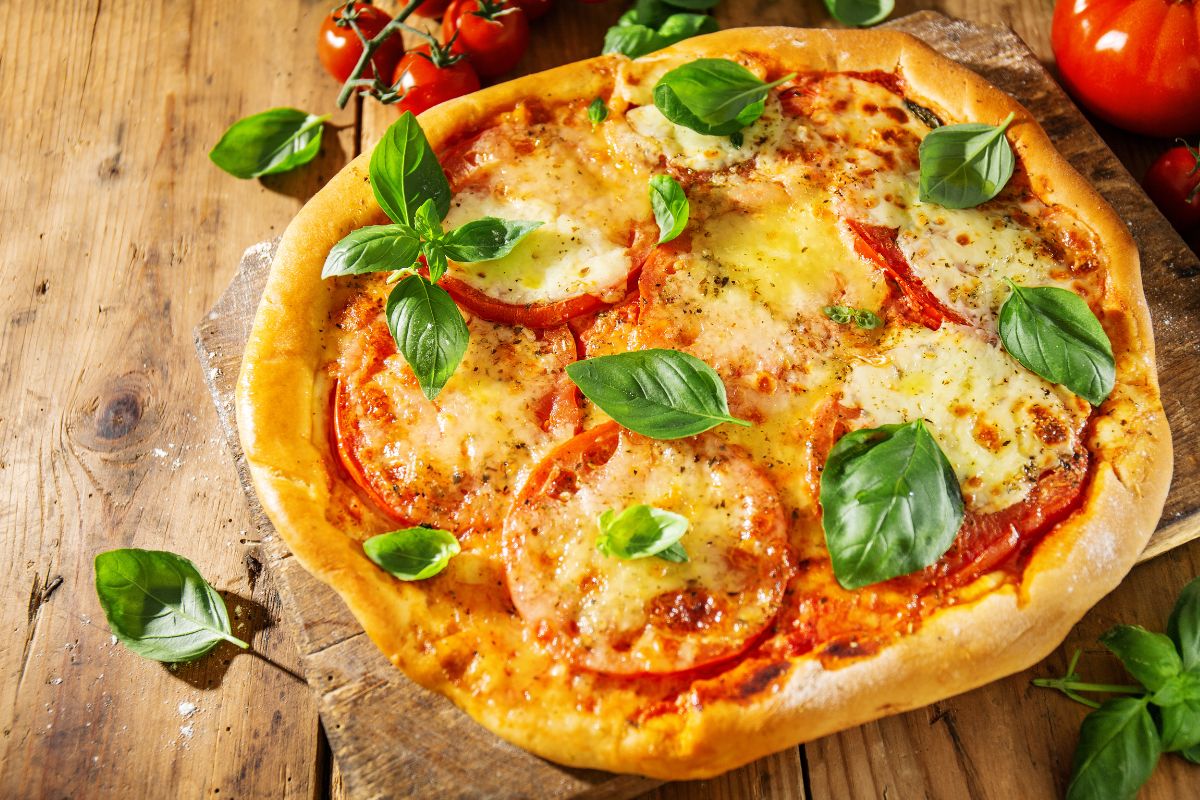 Pizza caseira saudável: sem glúten, sem lactose e deliciosamente nutritiva 1 Pizza caseira.