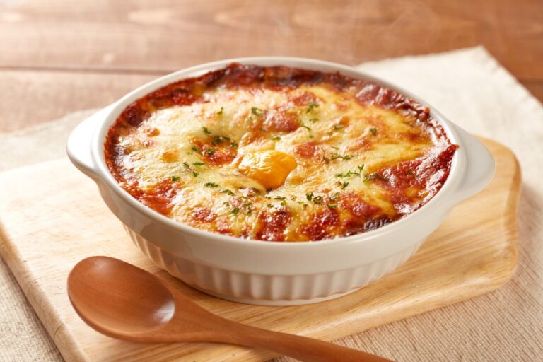 Suflê de couve-flor.