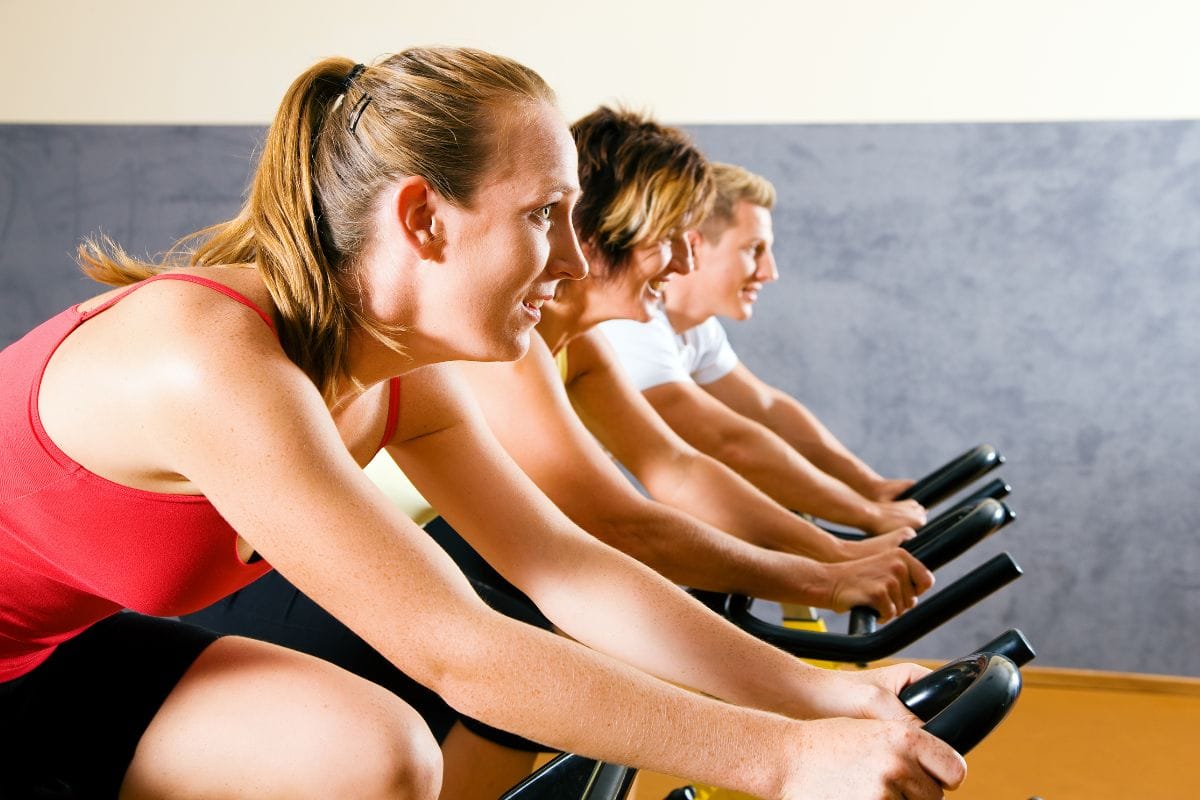 Spinning para dor no quadril.