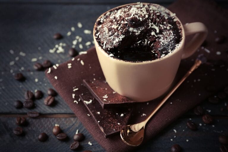 bolo de caneca sem ovos.