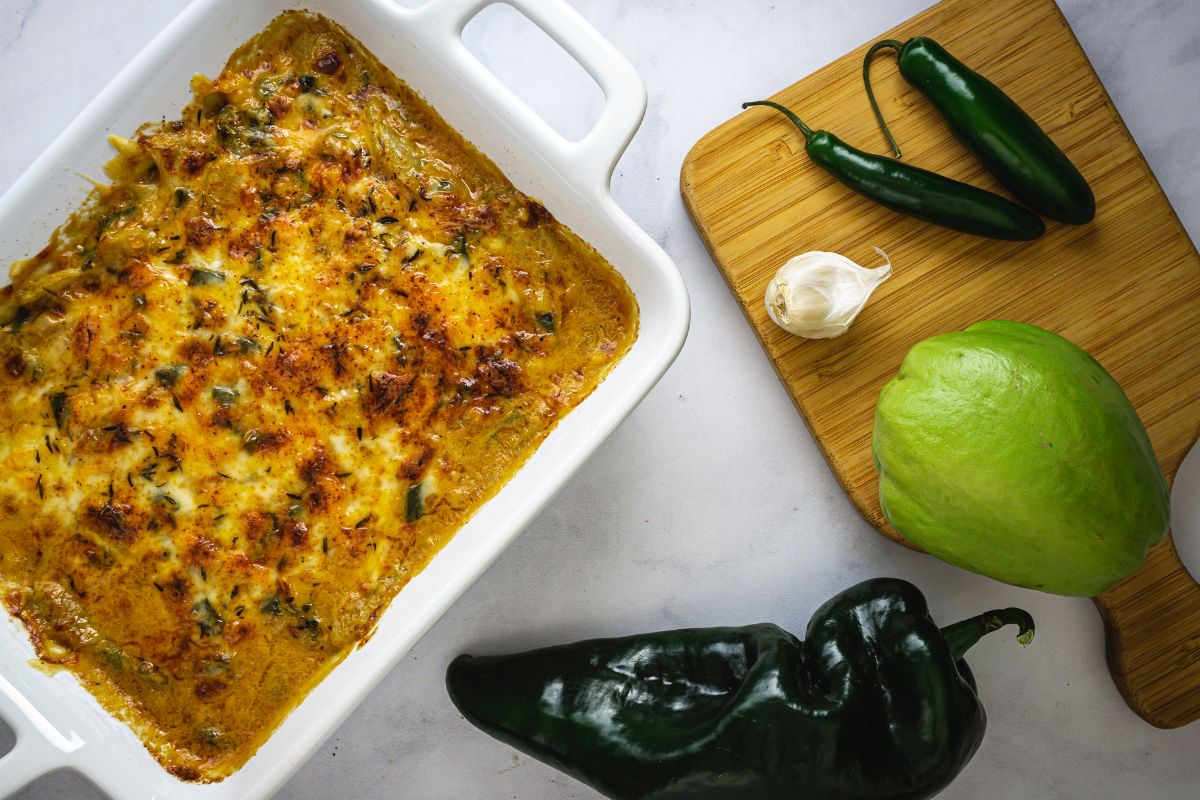 Chuchu gratinado fit: cremoso, leve e muito saboroso 1 chuchu gratinado.