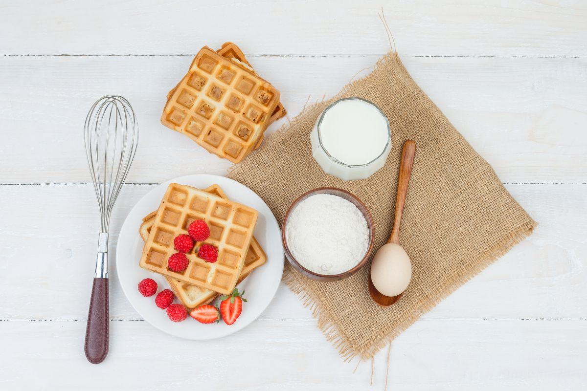 Waffle de tapioca: receita fácil, saudável e irresistível para qualquer hora do dia 1 waffle de tapioca.