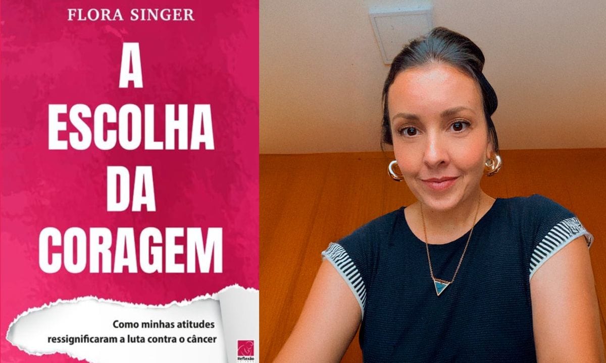 Diagnóstico de câncer virou sua vida do avesso - agora ela lança livro sobre coragem 1 Livro a escolha da coragem.