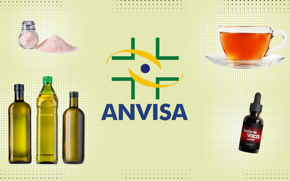 Produtos proibidos pela Anvisa: por que azeite, sal, cosméticos e estimulante foram retirados do mercado 1 Proibidos pela Anvisa.