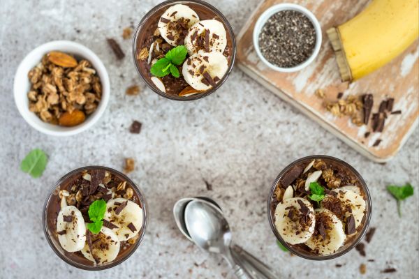 Mousse de cacau com biomassa de banana verde que pode transformar sua sobremesa em saúde e sabor 2 mousse de cacau com biomassa de banana verde.