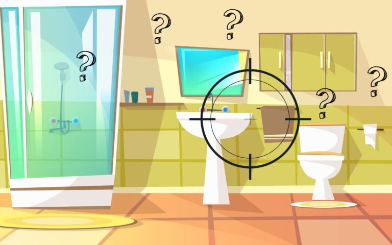 risco de contaminação em banheiros;