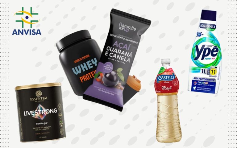 Recolhimento de produtos pela Anvisa Foto Divulgação.