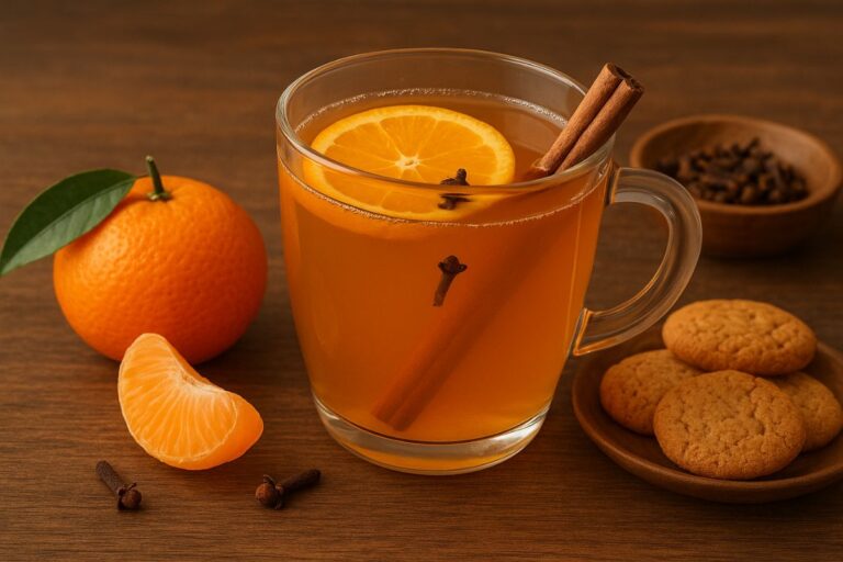 Chá quente de tangerina com cravo e canela: o sabor que aquece e surpreende de verdade 3 chá quente de tangerina com cravo e canela.