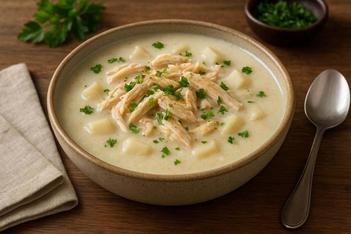 Creme de inhame com frango: o prato cremoso, nutritivo e simples 1 creme de inhame com frango.