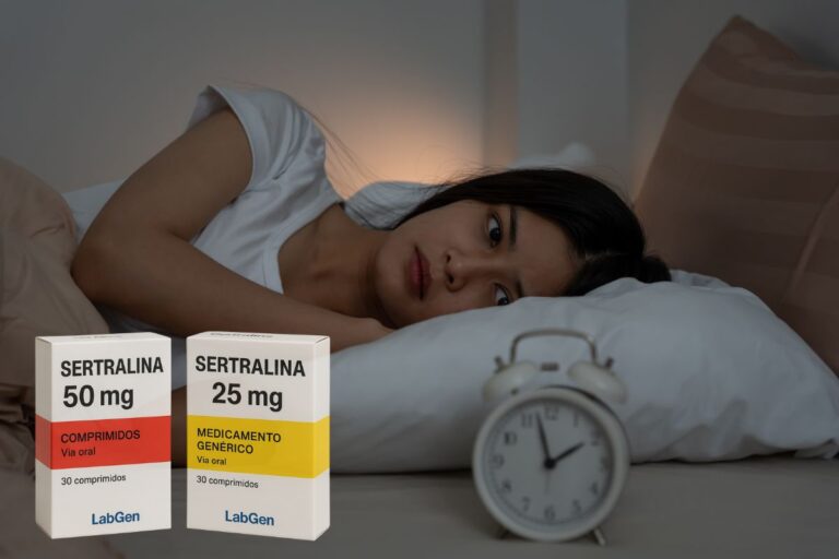 pode tomar sertralina à noite.