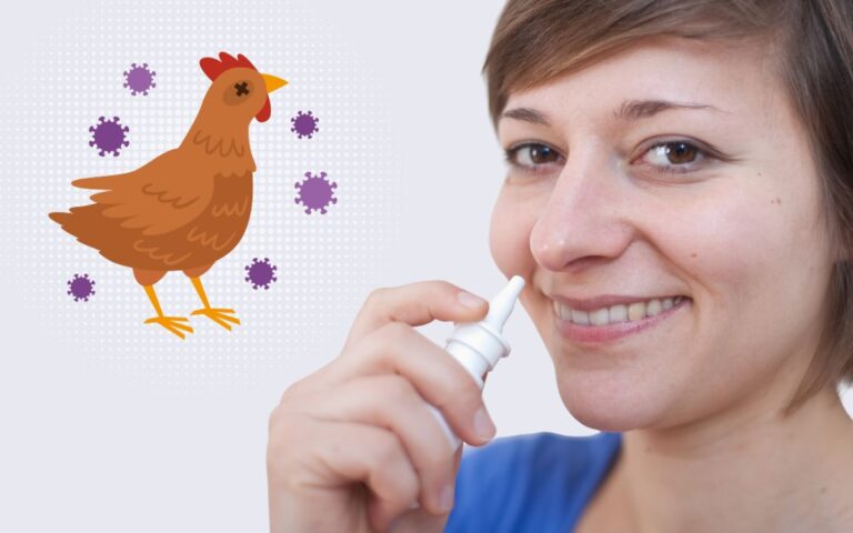 vacina contra gripe aviária.