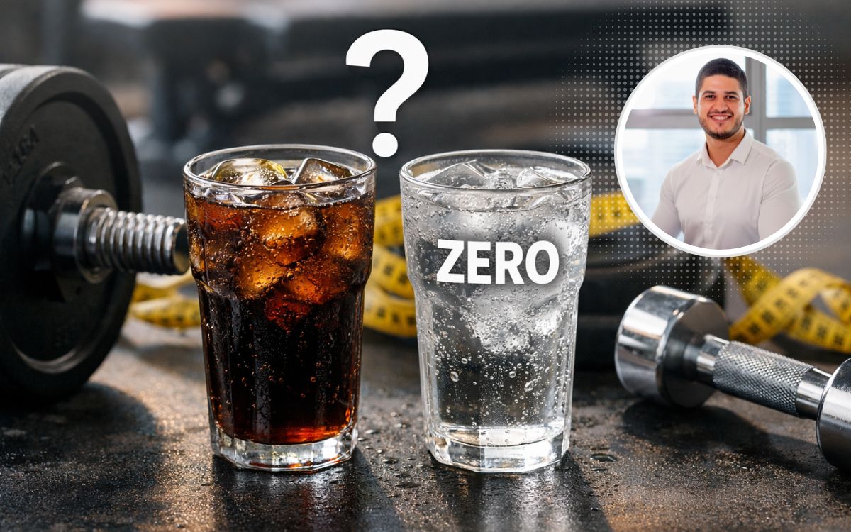 Refrigerante atrapalha no ganho de massa muscular.