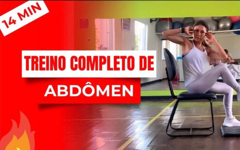 Treino de abdômen.