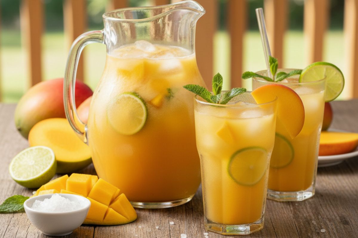 Limonada com manga: combinação refrescante, nutritiva e pronta em poucos minutos 1 limonada com manga.