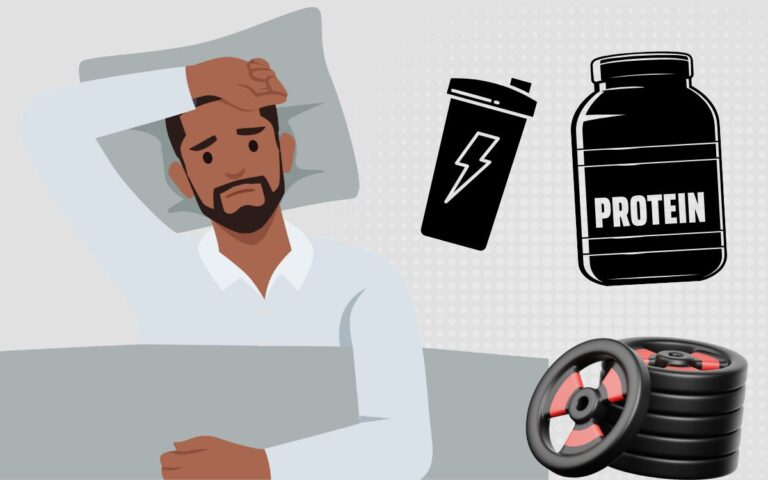 pré-treino atrapalha o sono.