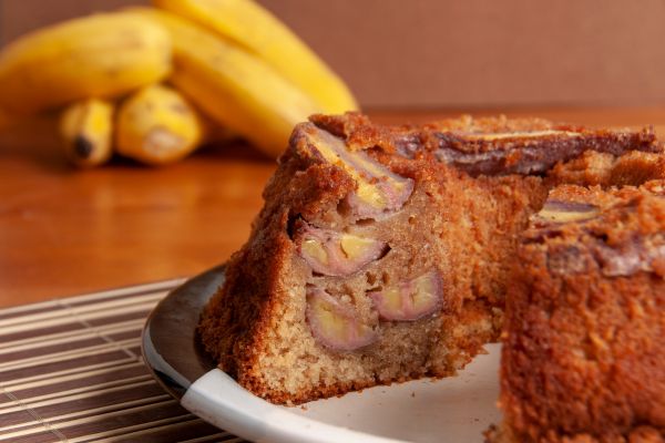 O melhor bolo de banana sem glúten e sem lactose para o dia a dia 2 bolo de banana sem glúten e sem lactose.