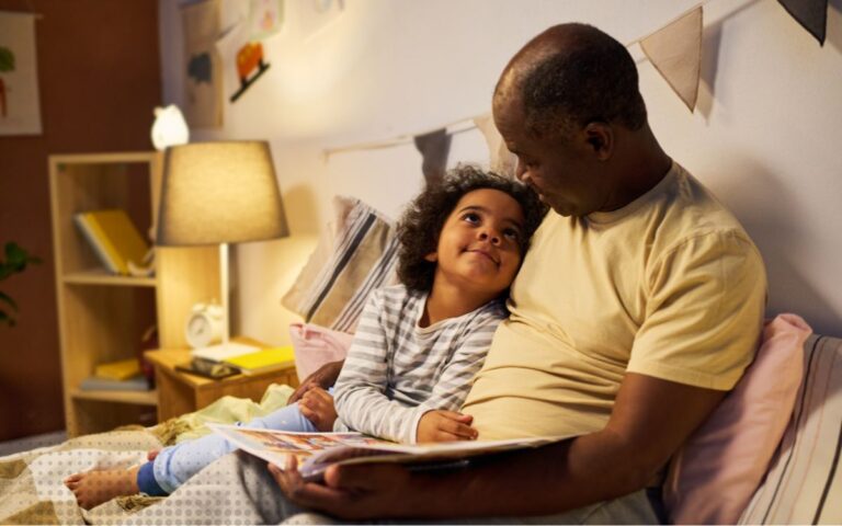 leitura antes de dormir para crianças.