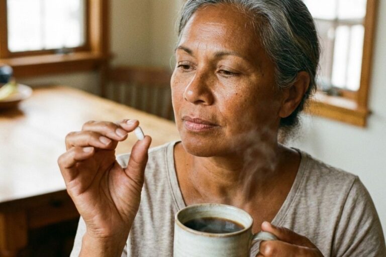 pode tomar remédio com café.